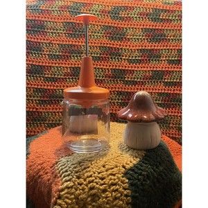 Vintage 1950s Federal Housewares Glass Food Chopper Manual Nut Chopper USA